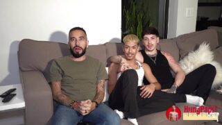 Bareback-pariskunta: teini Eddy Blancon tiukka perse, jota Santo Jorgen iso kulli ruhjii