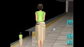 jogo de anime 3D fudendo  a milf gostosa de peitos enormes