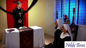 deviant priest mick blue bangs coeds nikki benz & jessica jaymes!