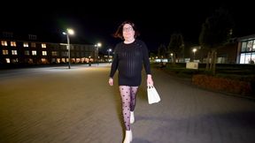 Nicki-Crossdress - Out for a Night-Walk in sexy Stockings