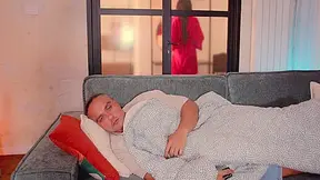 Watched Stepmom Changing Through The Glass Door - She Caught, Seduced Me And Fucked Me