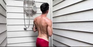 The Nozzle Wasn't the Only Thing Flowing in This Shower