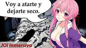 Wild Spanish Beauty Binds Rides You Hard – Fiery JOI Hentai Action