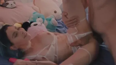 Slut Tgirl Korra Del Rio Toyed And Analed By New Friend