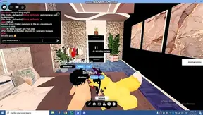 Femboy Goth Grinds Juggles His Massive Ass in Roblox – 18+