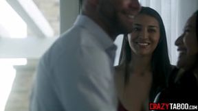 Blonde bombshell Bella Rolland and seductive Asian siren Avery Black engage in steamy, all-girl anal&#x1F44C; sex romp