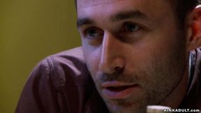 ”Blonde tied & spreaded & caned”