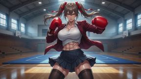 Female Boxing Stories #16: Twin-Tail Rivalry in the Empty Gym