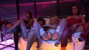 michelle thorne tries out being a lesbian with the other hot whores lezley zen, jodie james and austin kincaid