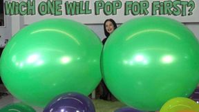 Wich one will pop for first?