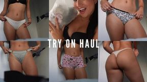 Try-on haul of all my panties, focusing on my butt