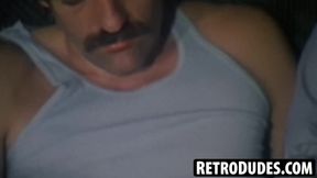 Bunch of horny guys including Roy Garett have a cock stroking session