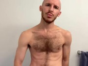 HUNG SCRUFFY BOY BLOWS BIG LOAD