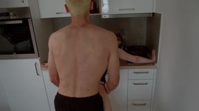 Teaching Step Bro How to Cook: Grinding, Kissing, Dry Humping