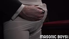 MasonicBoys - DILF Felix Kamp in suit breeds innocent smooth twink
