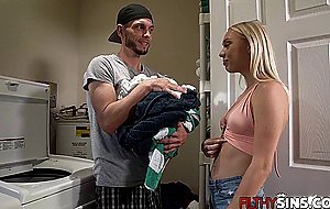 Cheating husband fucking with his stepsister Braylin Bailey