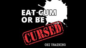 AUDIO ONLY - Eat cum or be cursed CEI training