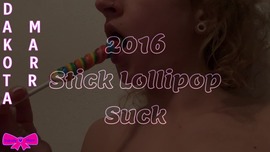 Sucking a Lollipop 2016 Blonde