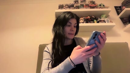 Getting a handjob from a girl whos actually a sentient void in human skin