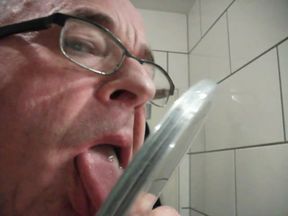 Sperm 3 thick Loads squirted and licked up with Claus Noord