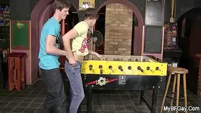 Gay Teen 18+ Boy Rides Cock Till Wife Comes