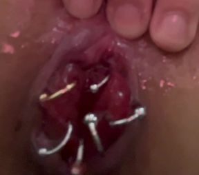 Tried on 7 rectal piercings