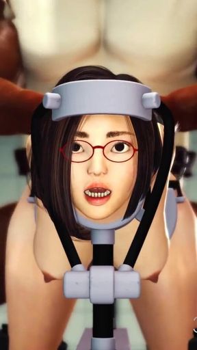 Jessica 5000 in action! Small wet tight pussy and a big black cock