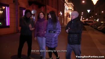 Angie Moon's Euro Teen (18+) Foursome Rampage