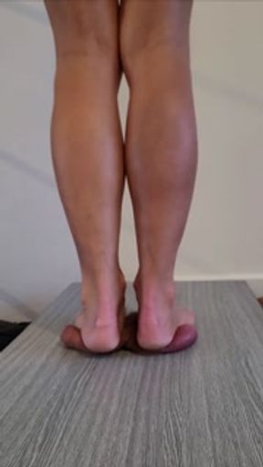 Barbie cock and ball trample in High Heels no.63