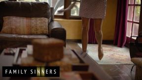 Family Secrets Unveiled - Pristine Edge Ensures Her Husband is Out of Town Before a Steamy Encounter with Her Stepsom