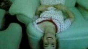 Amateur Turkish wife still hesitant to masturbate on cam