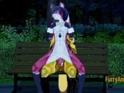 Furry Yaoi - Cat is fucked by Lynx in the park