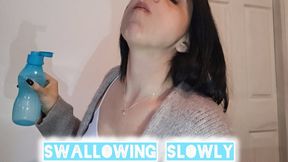 Swallowing slowly