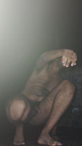 Nude Kerala Indian Mallu Boy Naked Pissing and Cumshot in Public