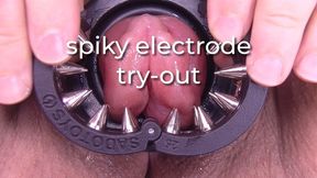 spiky electrode try-out