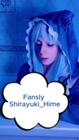 SharkIari's Sizzling Solo: Gawr Gura Cosplay Blowjob