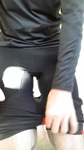 Black Adidas Lycra Play