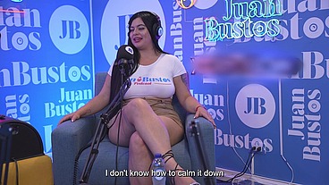 Natural BIG TITS MILF Antonella Jones fucks a BBC in a HOT PODCAST