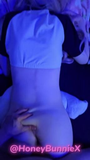 My gamer girl step sister kept ignoring me, so I teached her a lesson by giving her a creampie!