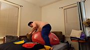 Gay Bear Riding Balloon.