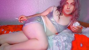 Cheerleader Mini Skirt Sissy Shemale Crossdresser Lady Boy