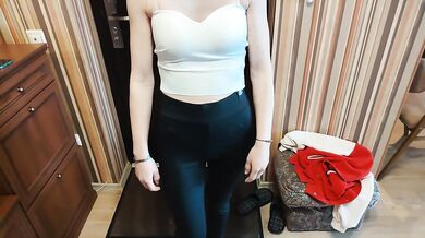 Alicia Pol delivers an order to an adult man, but only receives a cream pie