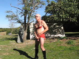 Annie as a whore outside