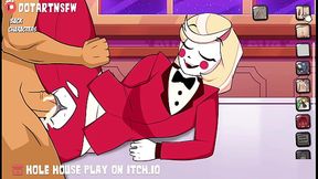 Cartoon Charlie Morningstar's steamy Hazbin Hotel scenes