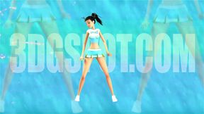 3DGSPOT - Big Titties Girls Do Hard Scissoring During Wrestling Fight! ANIMATED SEX!