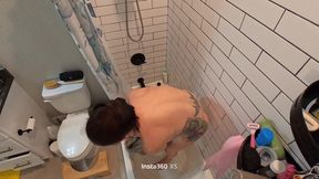 Dickflash Shower Adventure Part 1 New Roommate Forgot to Close the Bathroom Door