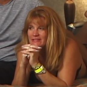 Strap on virgin MILF redhead fucked hard by busty cougar