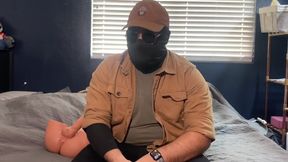 Masked Daddy Destroys AcmeJoy Silicone Butt Dick Gushing Cum Flood