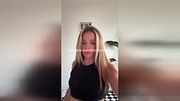 TikTok Oopsie: 18yo Amateur Squirts Live on Camera No Panties
