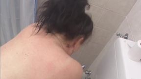 Dirty stepuncle has a big hard surprise for his naked fat stepniece